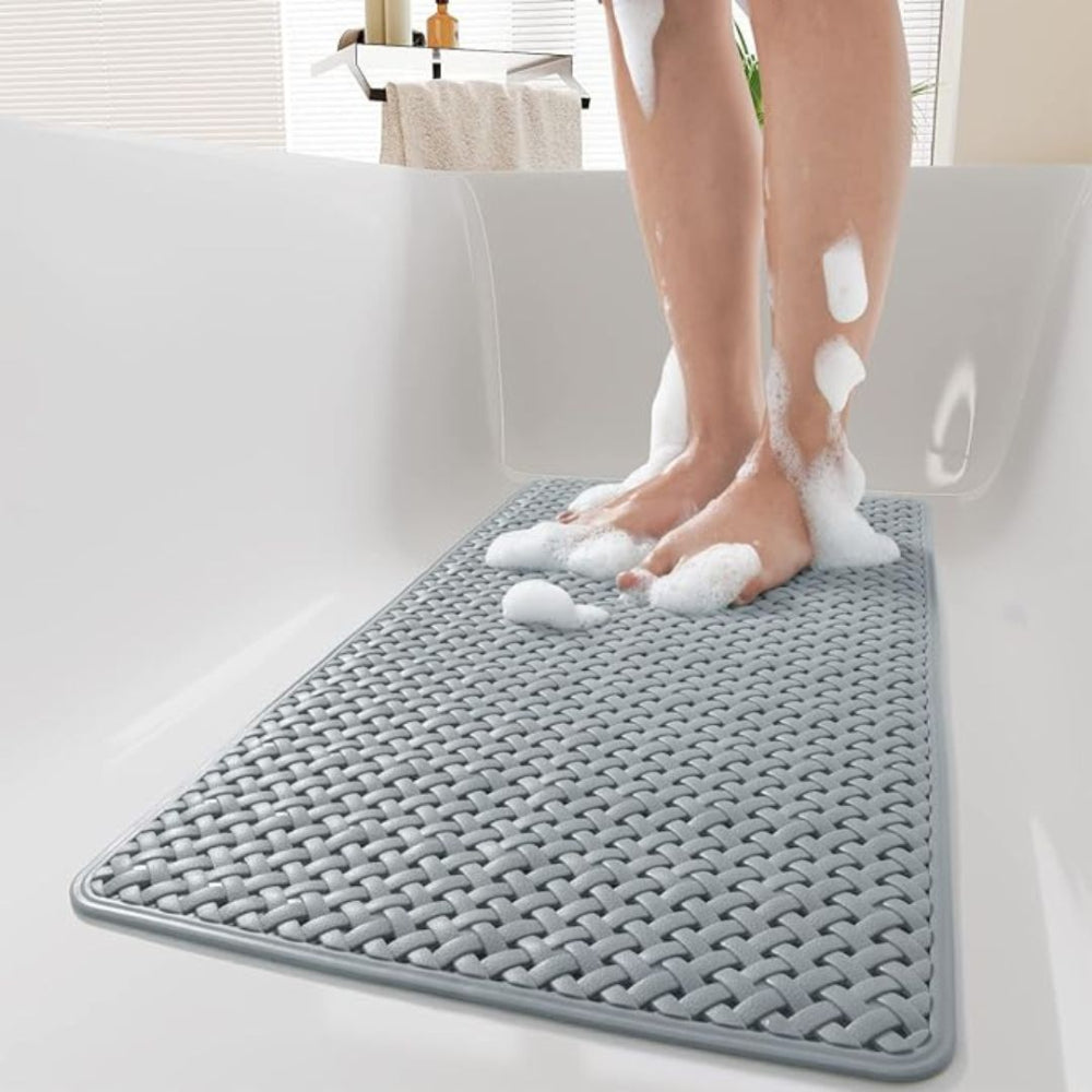 ProGrip | Non-Slip Bathtub Mat with Powerful Suction Cups | Textured Surface for Safe Bathing 1