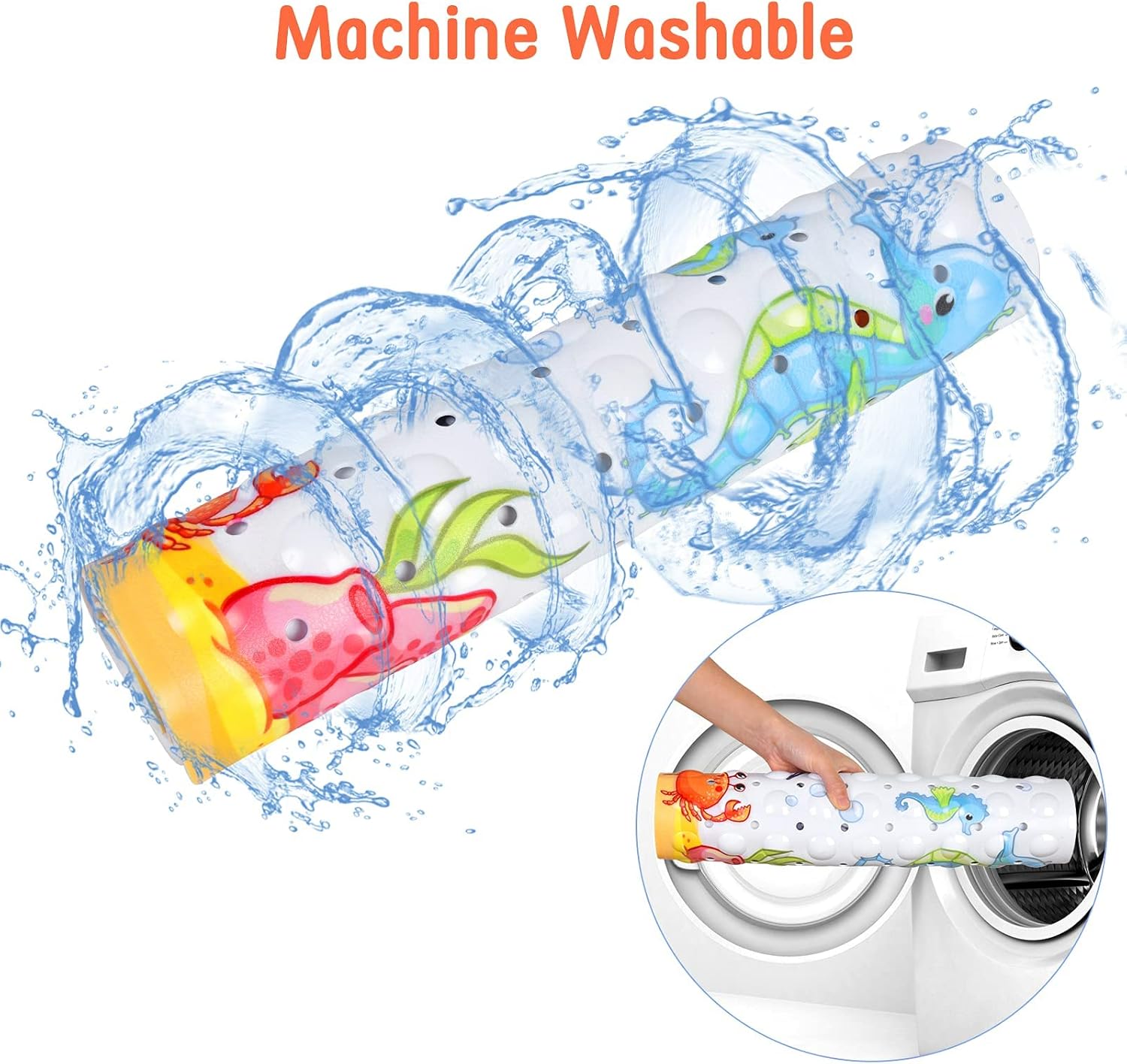 Colorful Octopus Bath Mat | Non-Slip Design with 200 Suction Cups for Safety 4