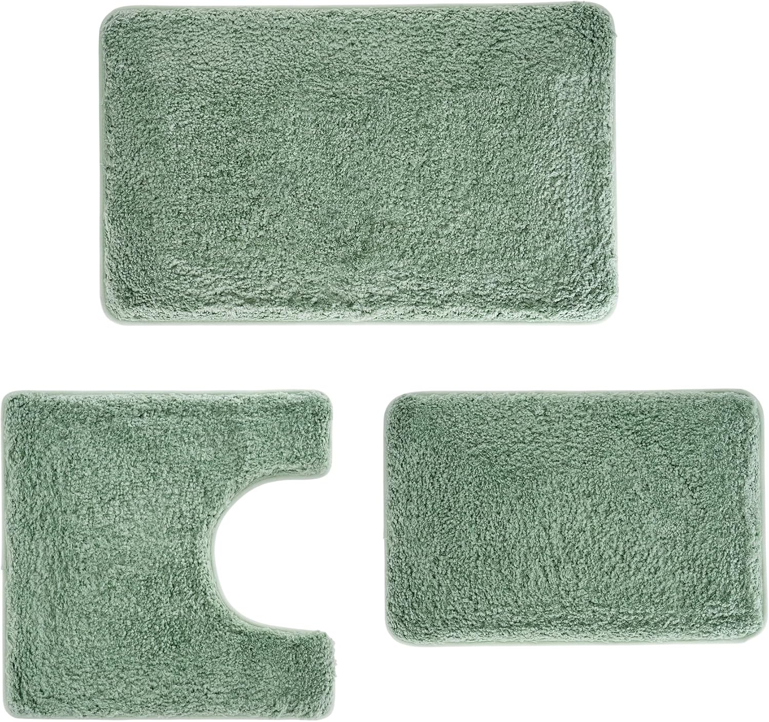 Cozy Home | Non-Slip Bath Mat Set with Ultra-Soft Microfiber | Absorbent Rugs for Comfort and Safety 1
