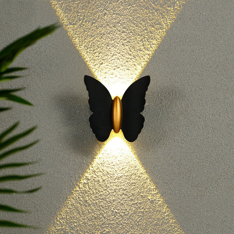 Elegant Outdoor Wall Light | Nature-Inspired Butterfly Design with Warm Ambient Glow 1
