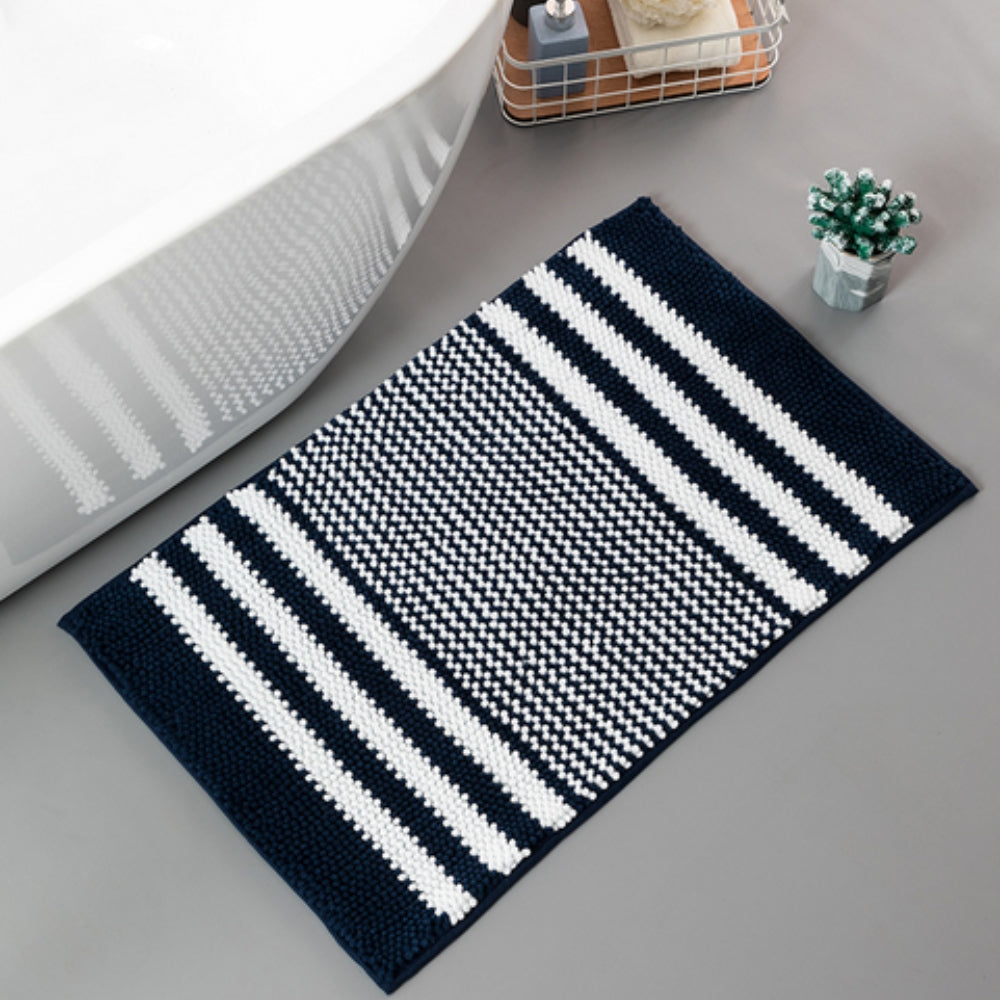 Chenille Bath Mat | Non-Slip Bathroom Rug with Quick-Dry Technology | Ultra Absorbent Design for Comfort and Safety 6