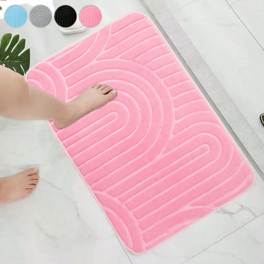 Luxurious Bath Mat | Non-Slip Microfiber with Cashmere-Soft Feel for Ultimate Comfort 6