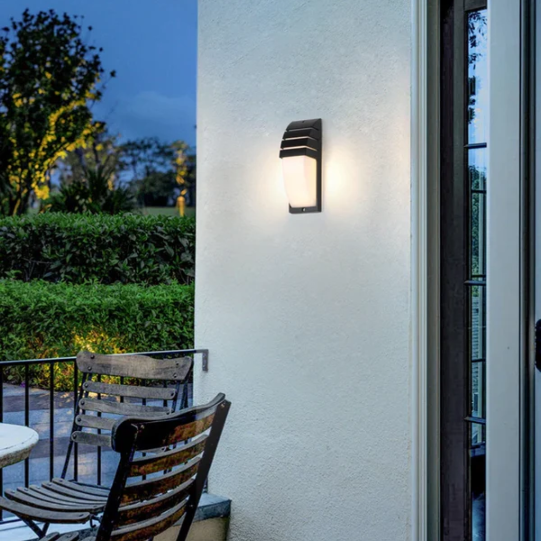 Elegant Outdoor Wall Lamp with Motion Sensor & Weatherproof Design | Stylish Exterior Wall Light for Enhanced Safety 5