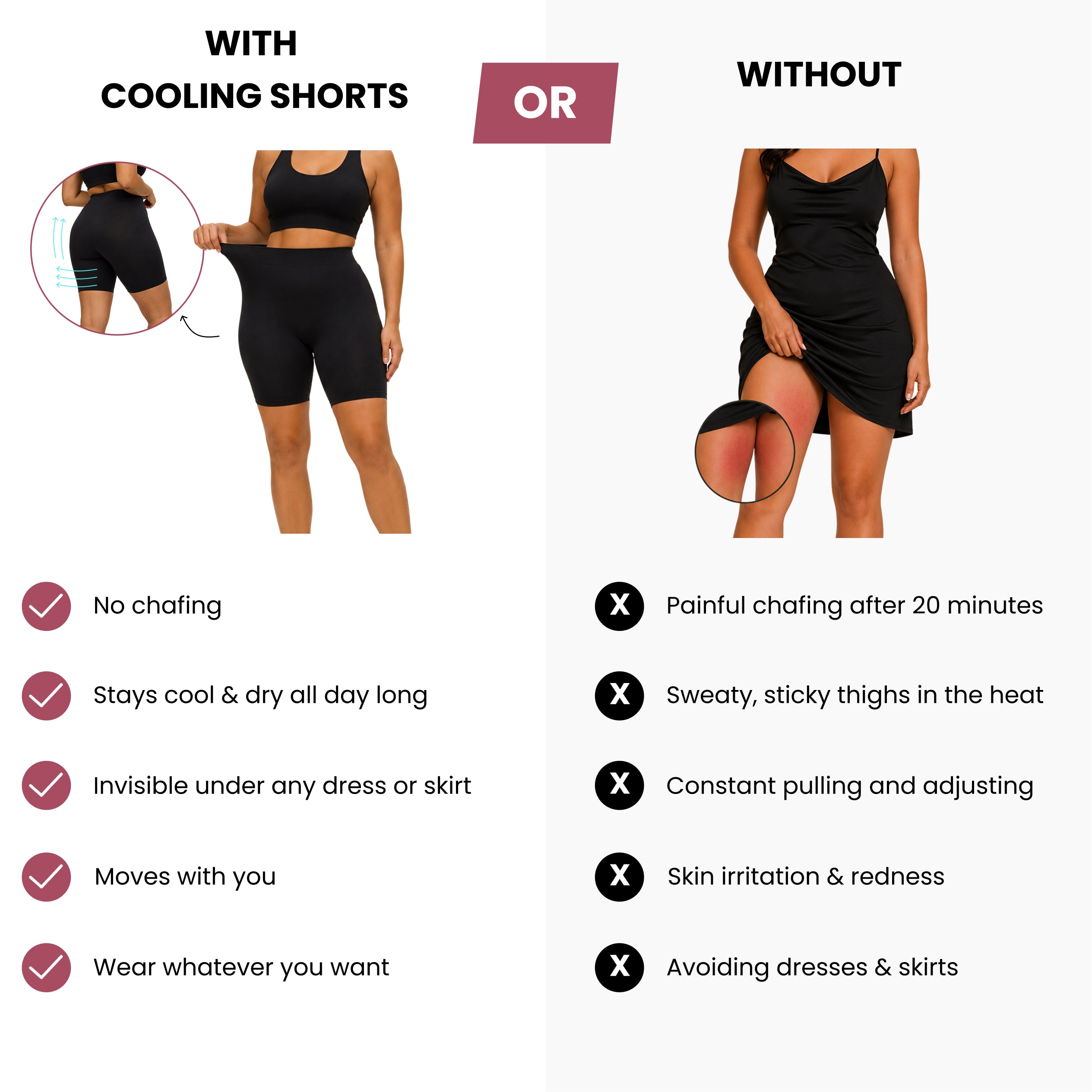 Cooling Slip Shorts for Summer