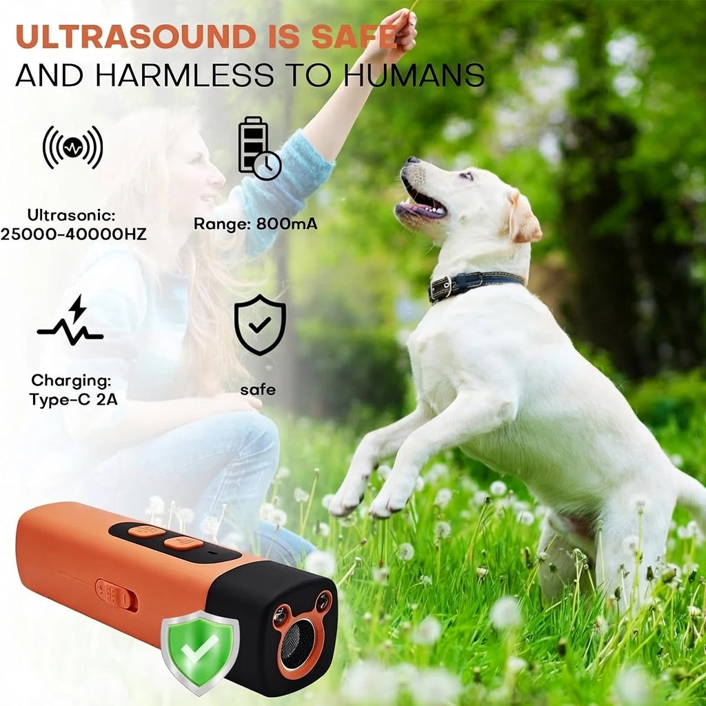 BarkControl | Ultrasonic Anti-Bark Device with USB-C Rechargeable Battery | Portable Solution for Stress-Free Walks 4