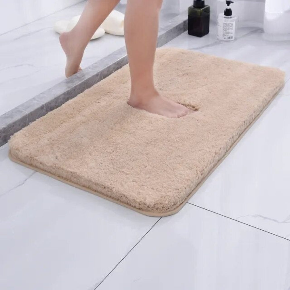 Plush Bath Rug | Ultra-Soft Microfiber with Non-Slip Backing for Safety 3