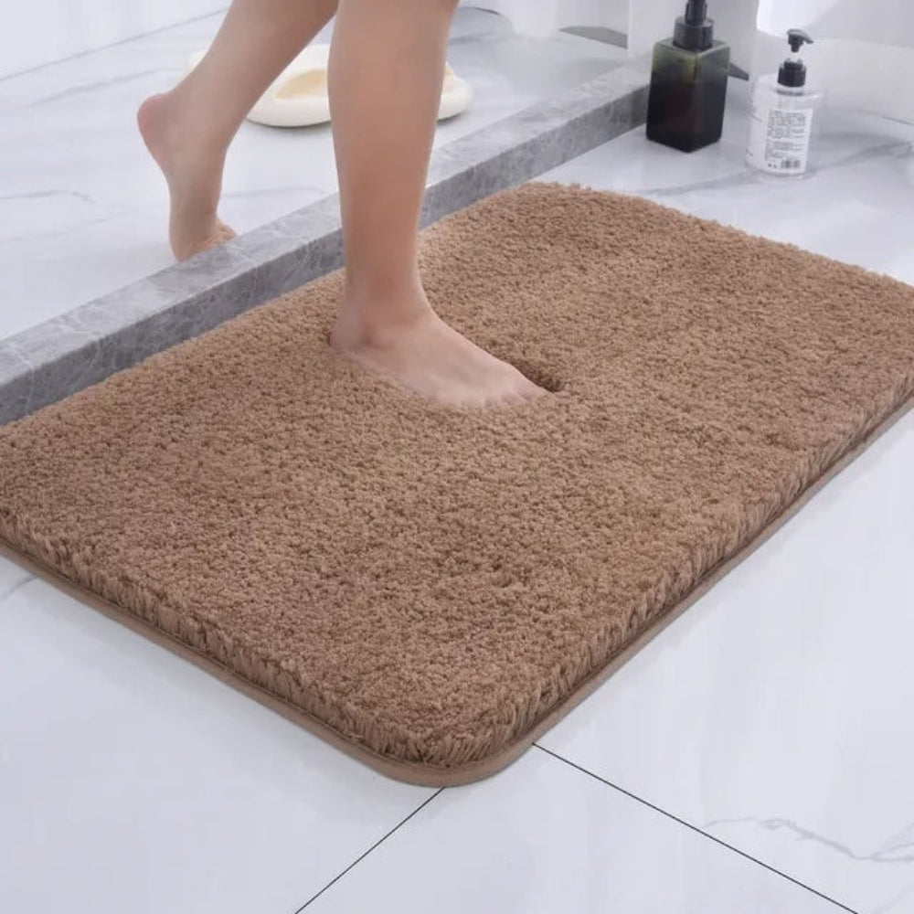 Plush Bath Rug | Ultra-Soft Microfiber with Non-Slip Backing for Safety 6