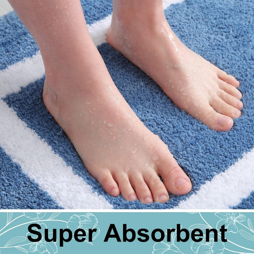 Stylish Bath Mat | Modern Anti-Slip Microfibre Mat for Safety and Comfort 3