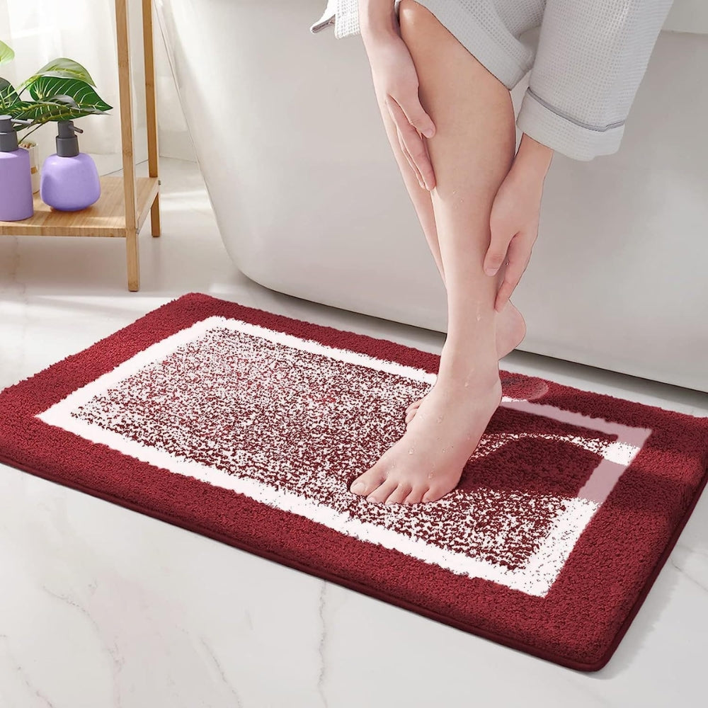 Stylish Bath Mat | Modern Anti-Slip Microfibre Mat for Safety and Comfort 8