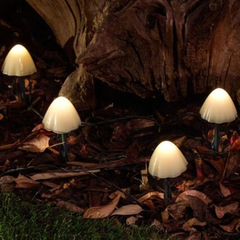 Garden Glow | Mushroom Shaped Solar LED Path Lights with Automatic Activation | Eco-Friendly Lighting for Outdoor Spaces 5