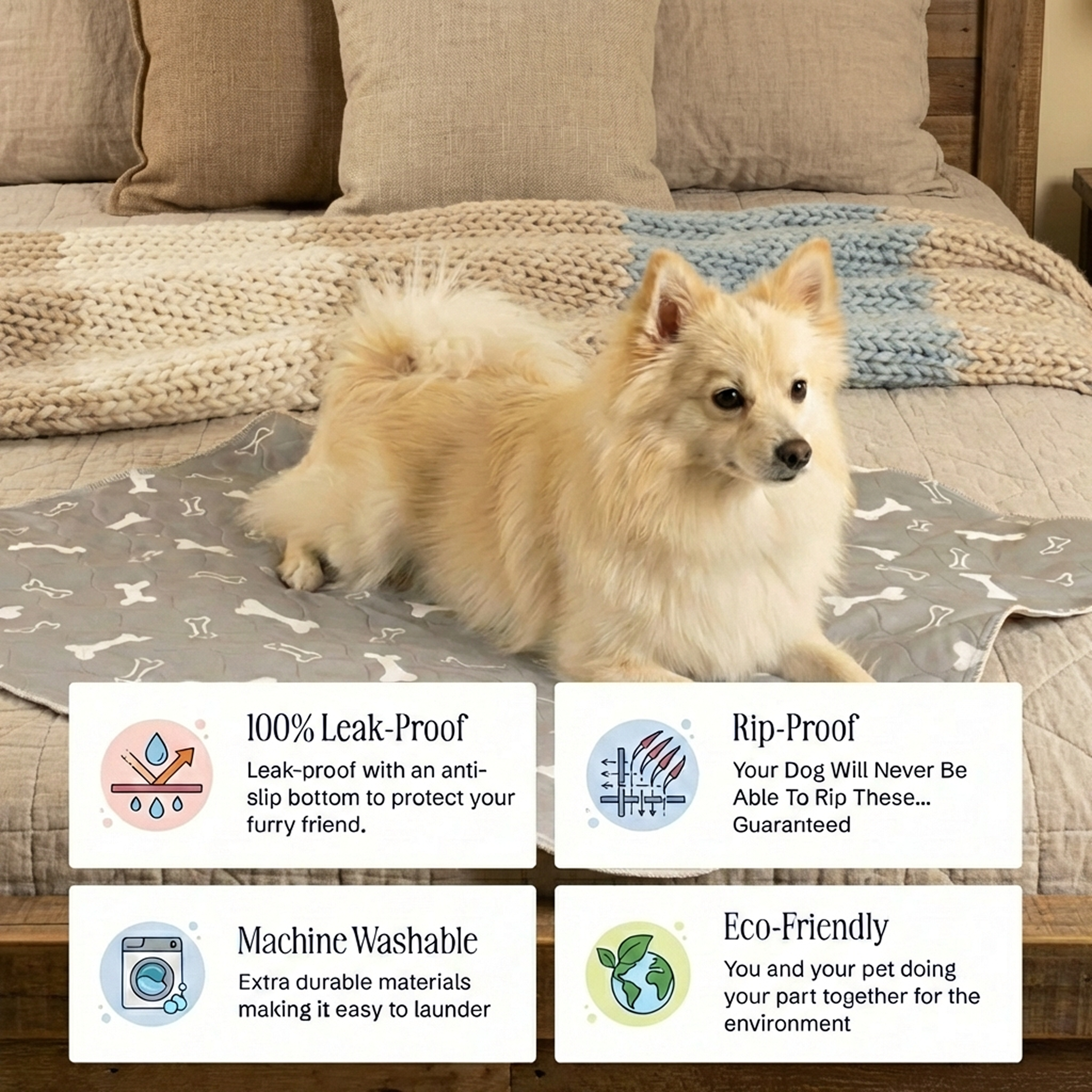 Ultimate Pet Solutions | Durable Pee Pad with Leak-Proof Design | Convenient Training Aid for Dogs 4