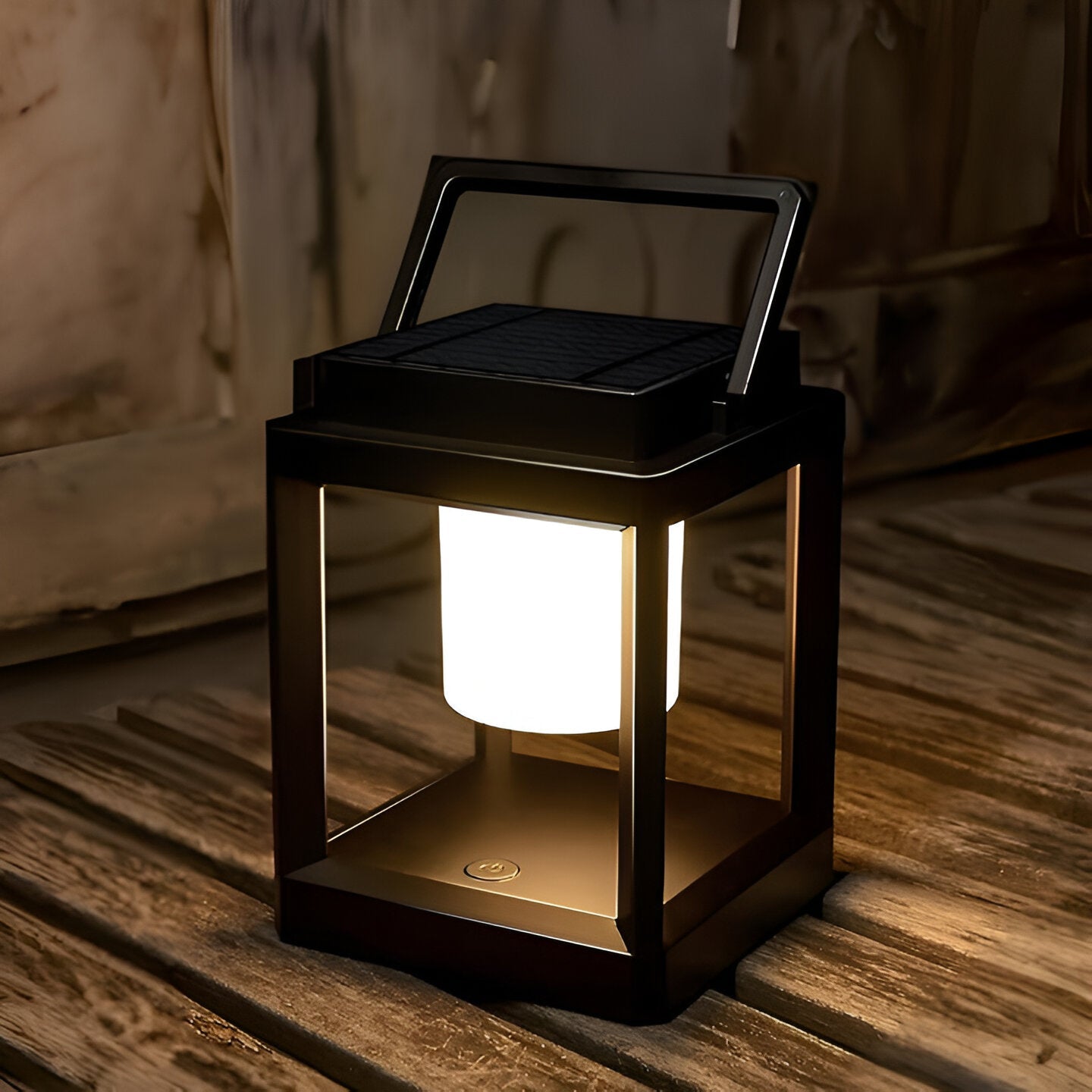 Portable Solar Lantern | Solar Powered Camping Light with USB Charging | Weather-Resistant Outdoor Lantern for Versatile Lighting 1