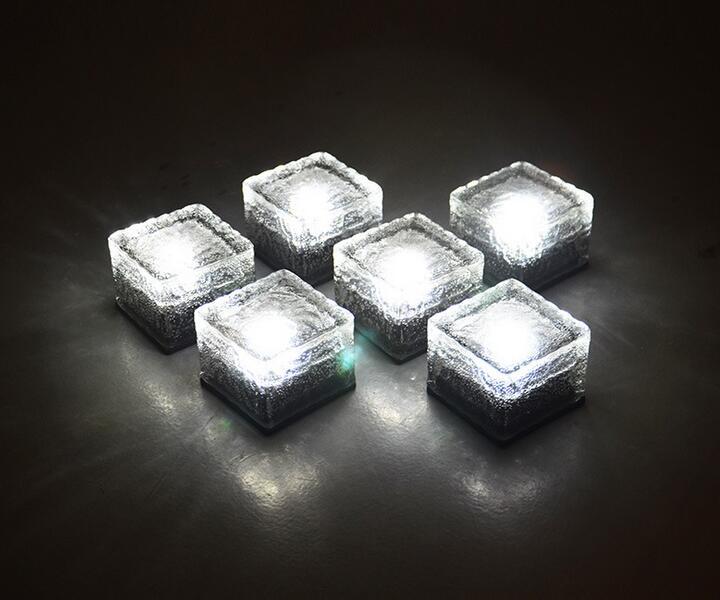 Outdoor Solar Garden Cube Light with Color Changing Effect | Textured Glass for Ambient Illumination 4