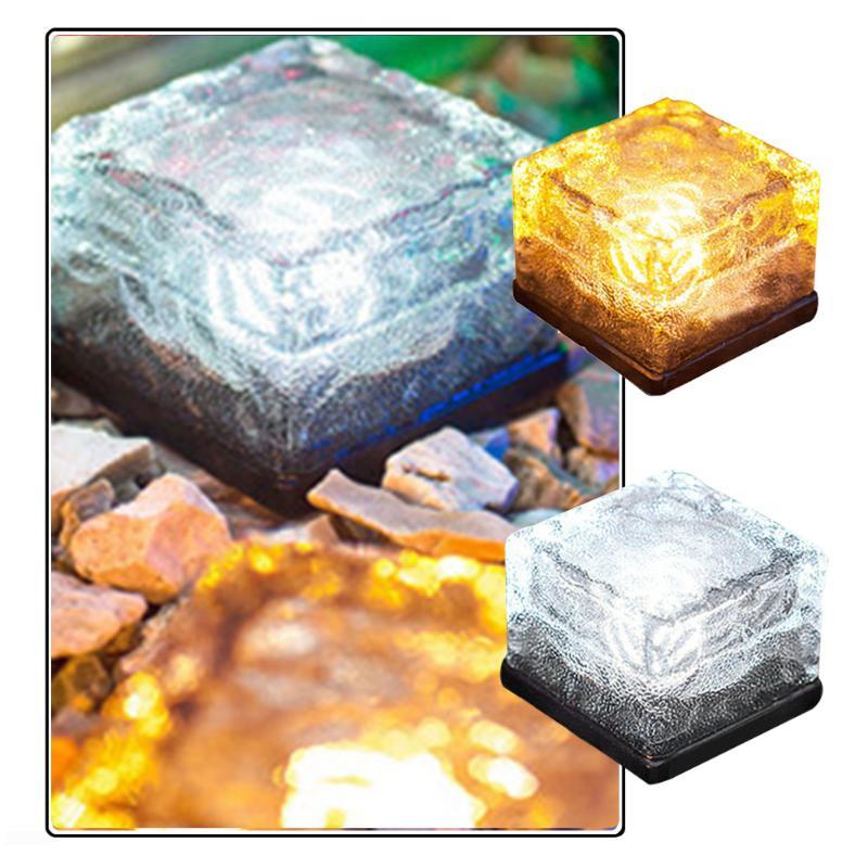 Outdoor Solar Garden Cube Light with Color Changing Effect | Textured Glass for Ambient Illumination 6