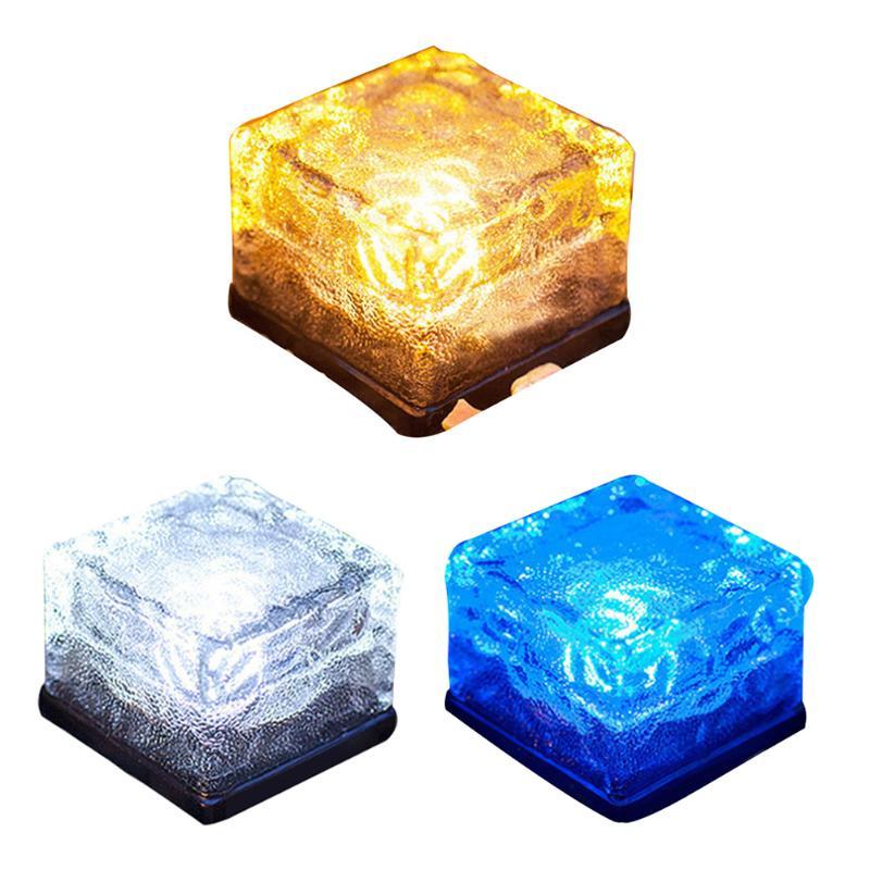 Outdoor Solar Garden Cube Light with Color Changing Effect | Textured Glass for Ambient Illumination 9