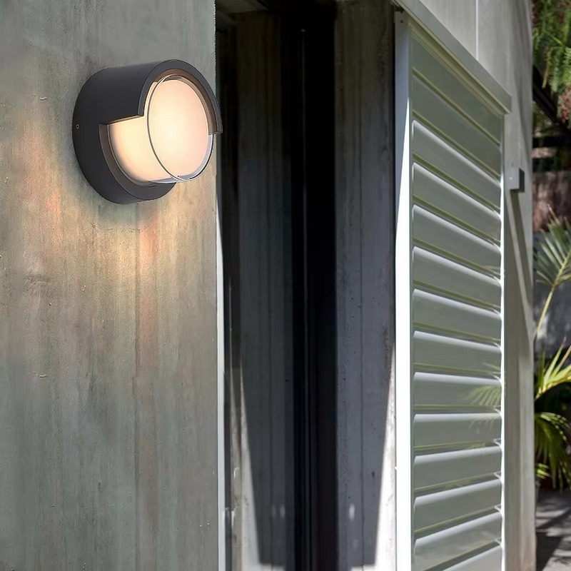 Modern Outdoor Wall Lamp | Solar Motion Sensor Light with Warm Glow | Weather-Resistant Design for Enhanced Safety 4