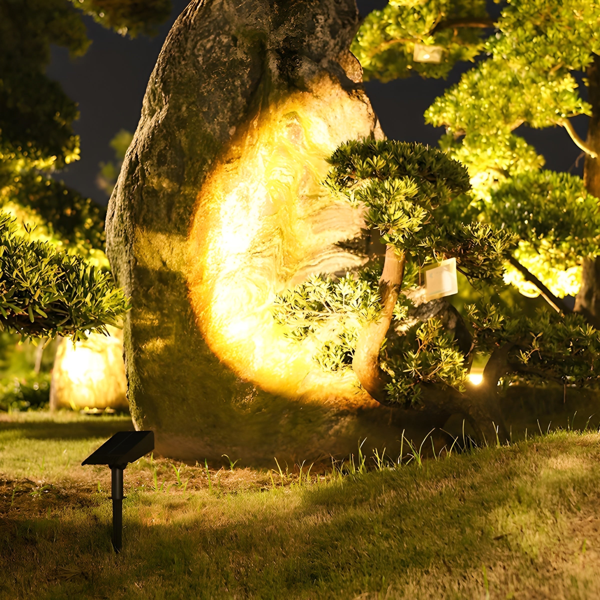 Garden Light | Solar Outdoor Spot Light with Adjustable Head | Automatic Activation for Enhanced Illumination 2
