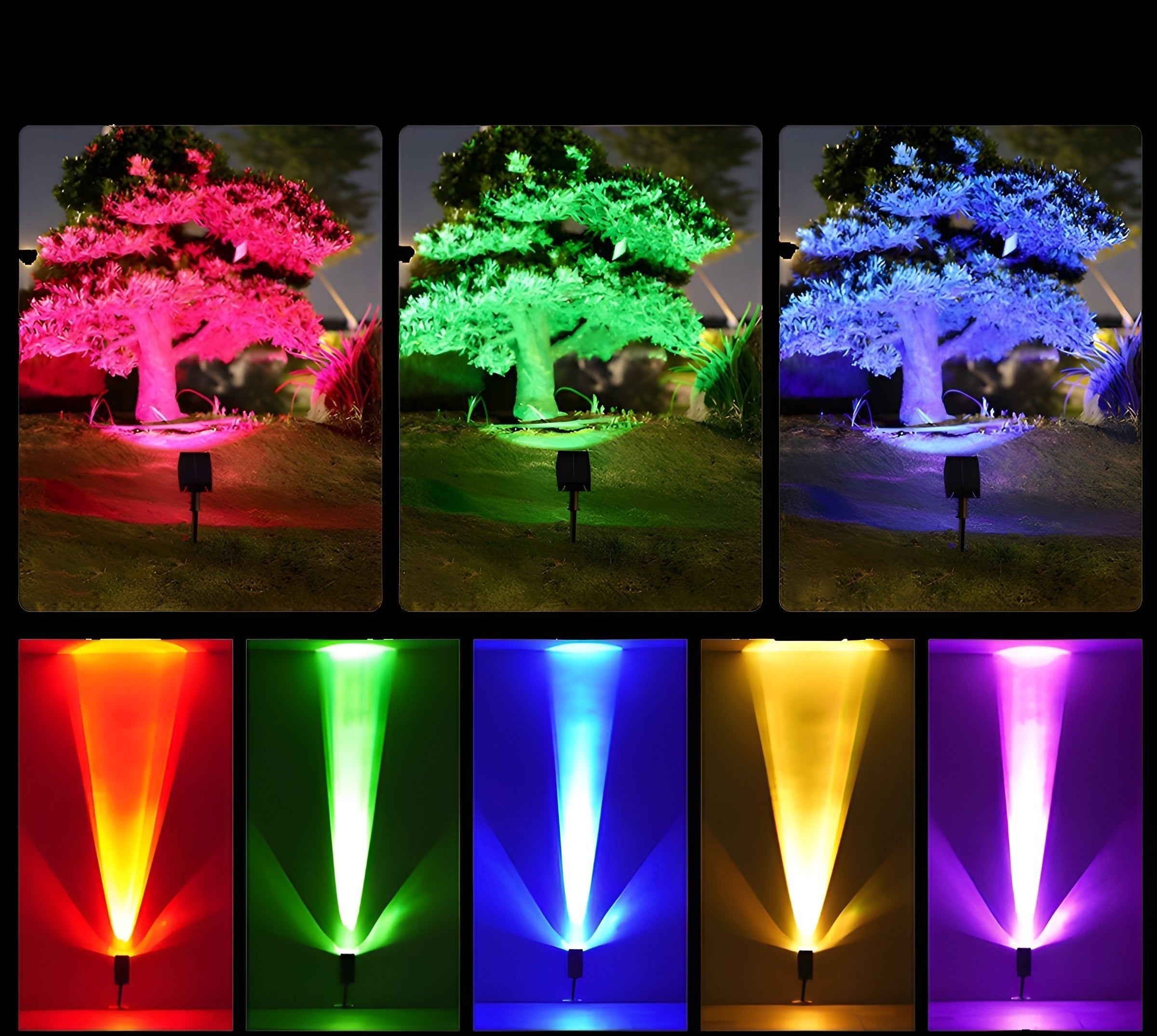 Garden Light | Solar Outdoor Spot Light with Adjustable Head | Automatic Activation for Enhanced Illumination 3