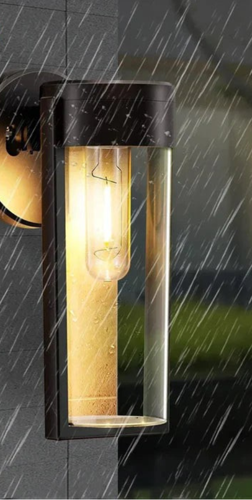 Outdoor Solar Wall Lantern | Black Mounted Light with Dusk Sensor | Weather-Resistant Design for Effortless Illumination 4
