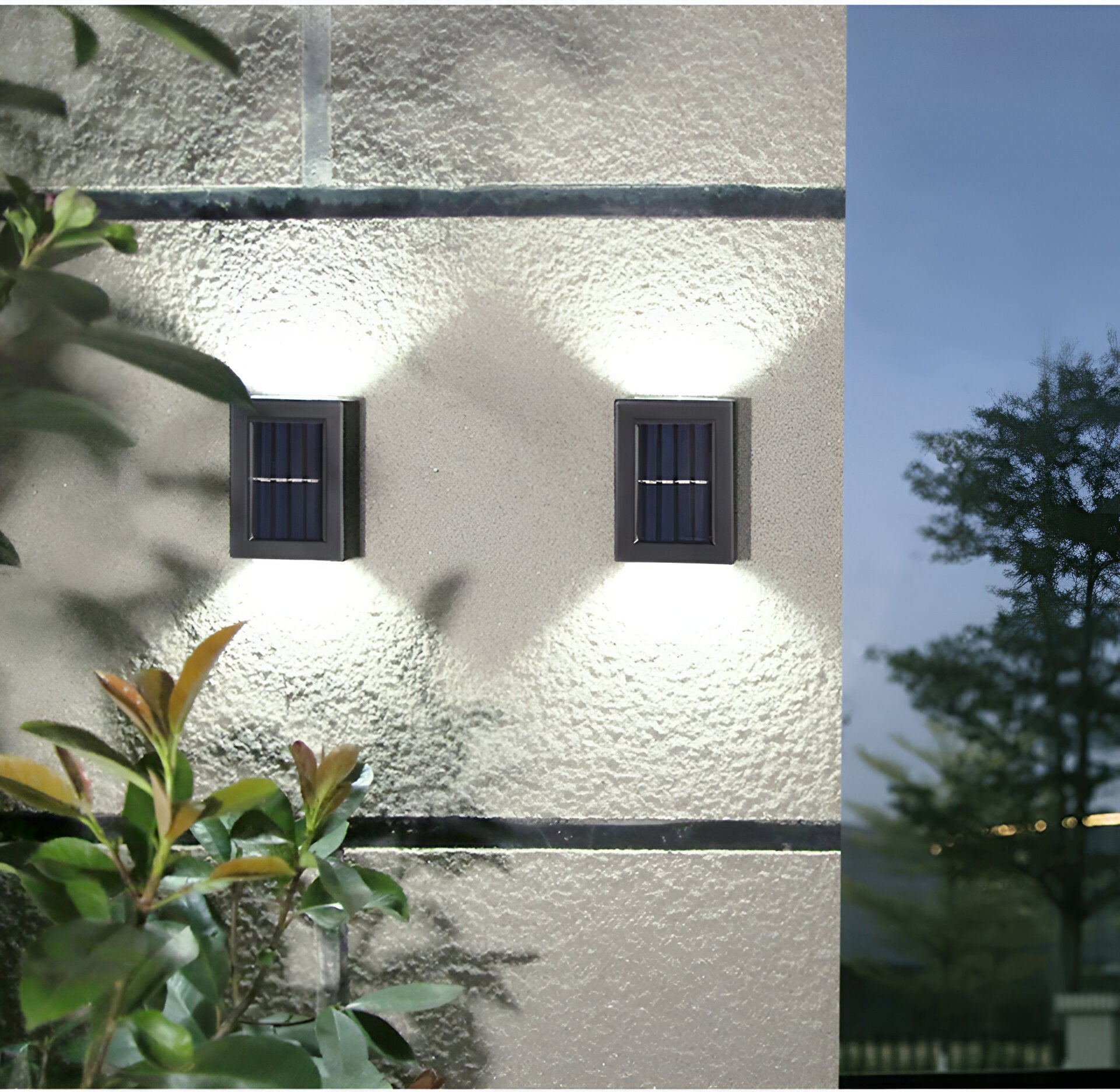Stylish Solar Garden Lights with IP65 Waterproof Design | Modern Outdoor Wall Lighting for Ambiance 1