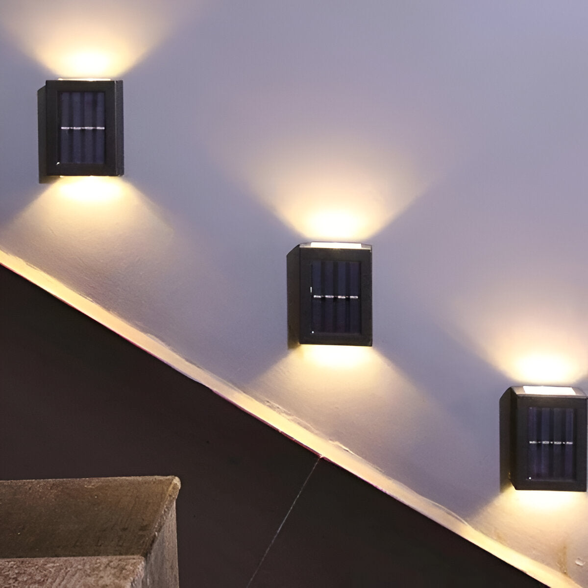 Stylish Solar Garden Lights with IP65 Waterproof Design | Modern Outdoor Wall Lighting for Ambiance 3