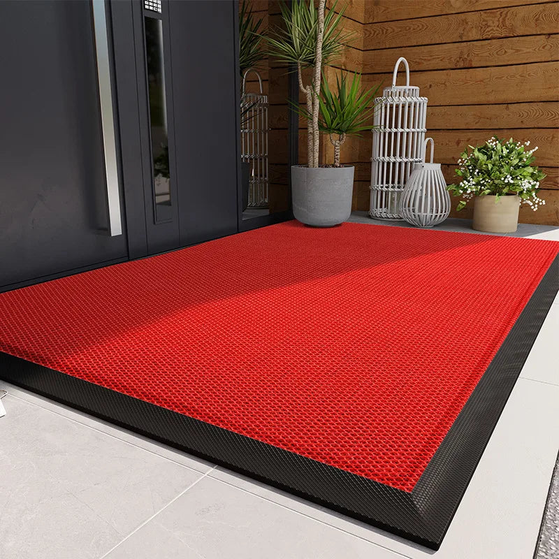Versatile PVC Rubber Door Mat | Non-Slip & Waterproof Design for Indoor and Outdoor Use 7