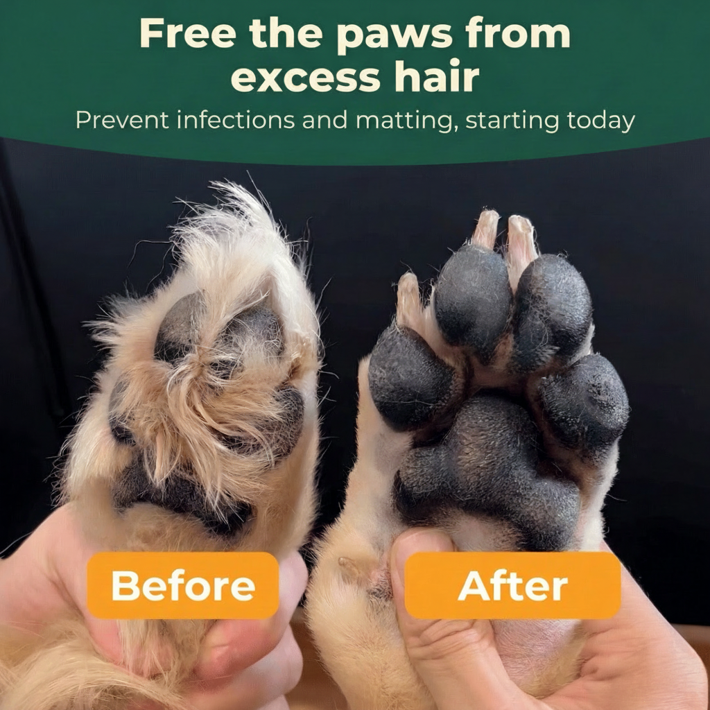 Almoliving | Dog Paw Trimmer with Quiet Motor & LED Light | Safe Rounded Blades for Stress-Free Grooming 2