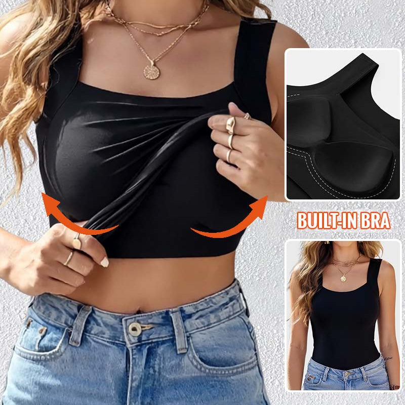 The Seamless Tank – Built-In Bra | Buy 2, Get 1 FREE