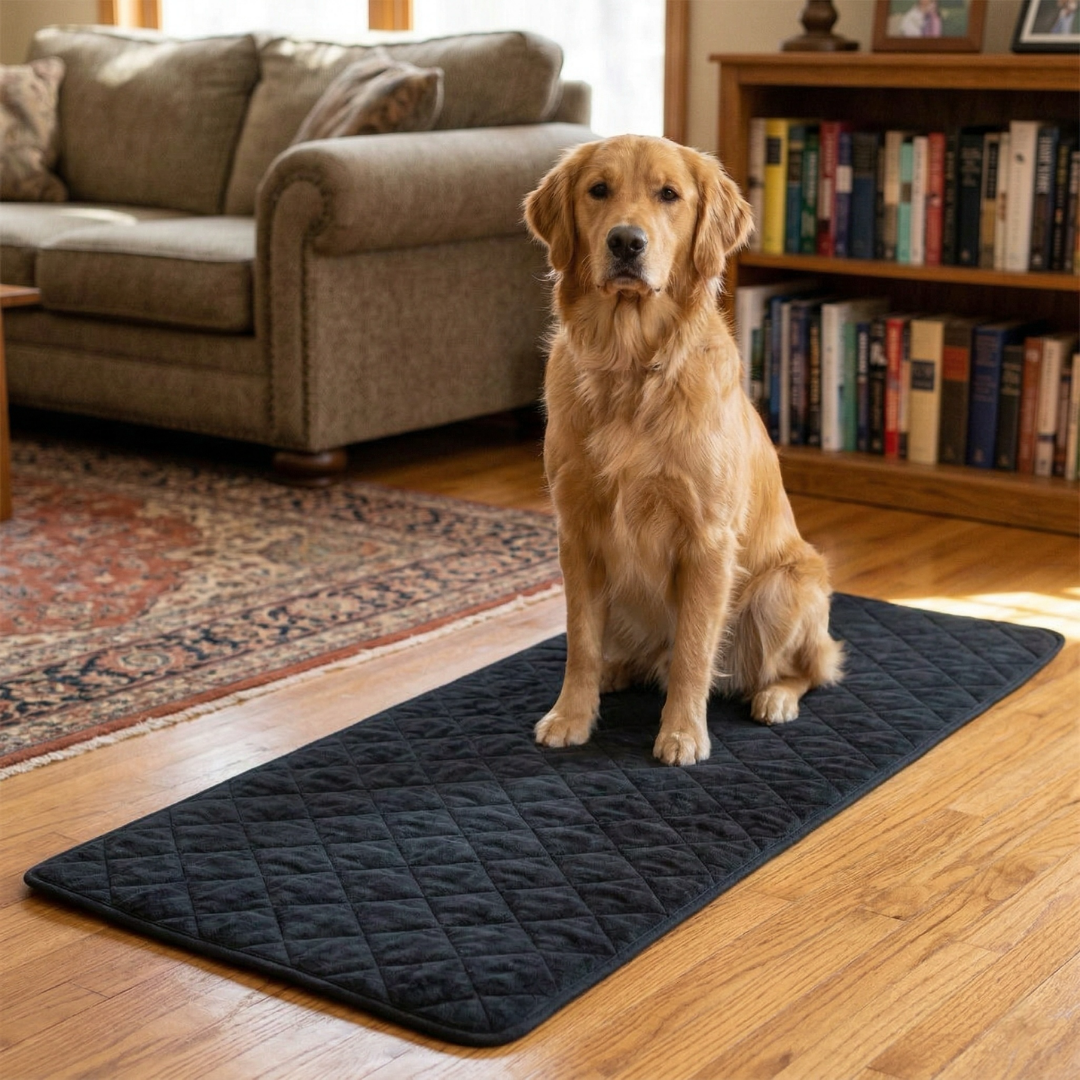 Comfort Haven | Waterproof Dog Crate Mat with Non-Slip Base | Machine Washable for Easy Cleaning 1