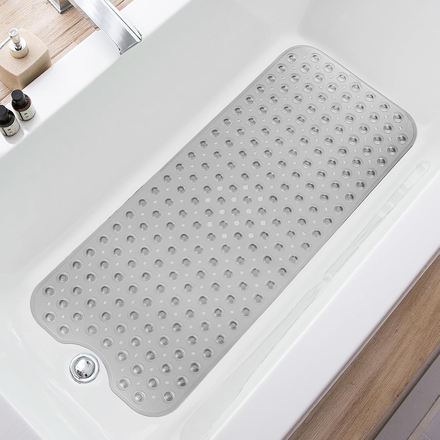 Comfort Mat | Extra Long Non-Slip Bath Mat with Pebble Surface | Safe and Secure for Family Use 1