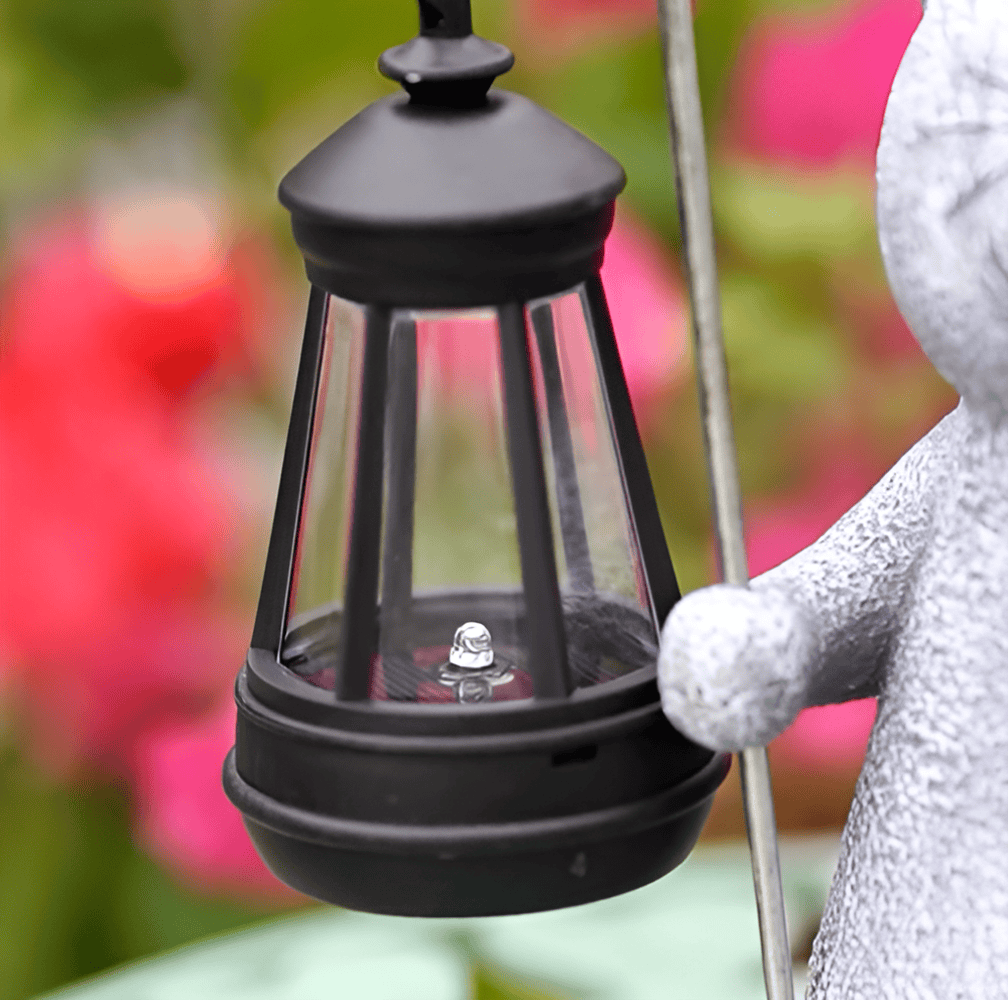 Charming Cat Garden Statue | Solar Lantern Light for Outdoor Decor 9
