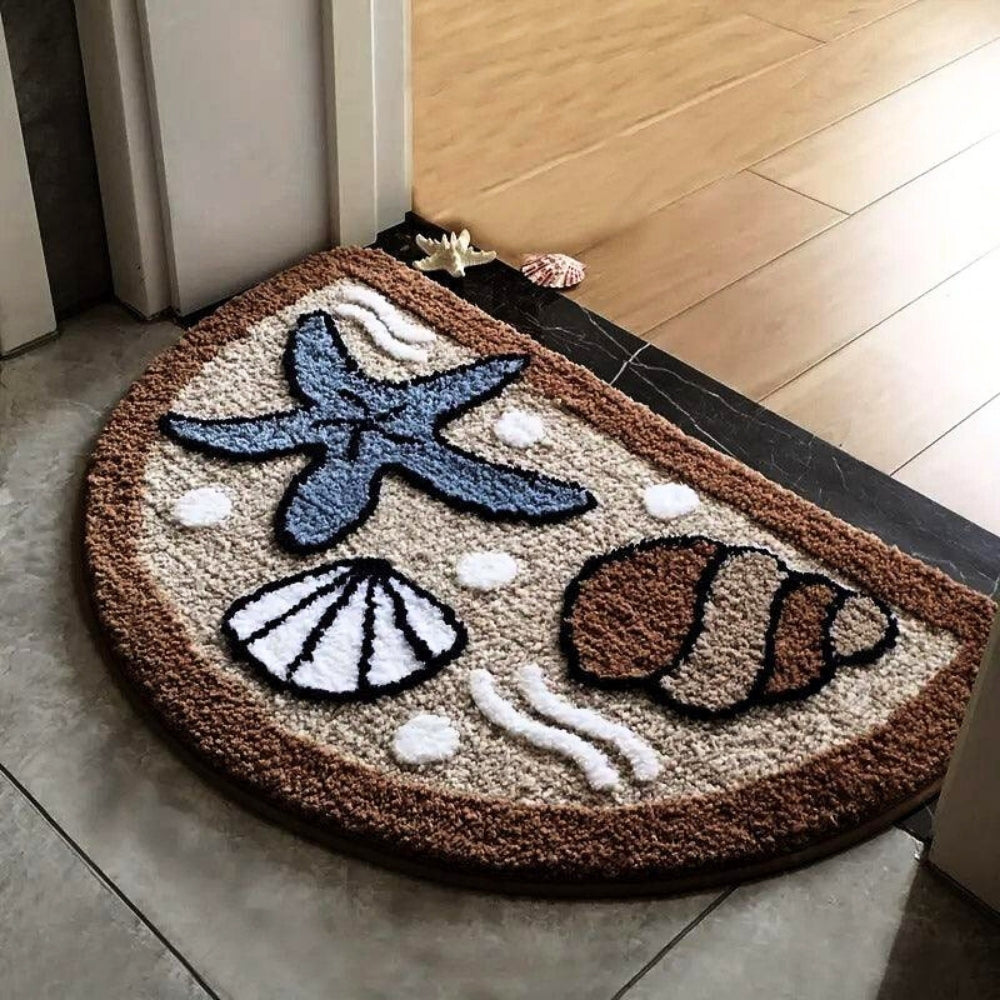 Charming Bath Mat | Non-Slip Soft Flocking Mat with Playful Designs | Absorbent Comfort for Bathroom Safety 2