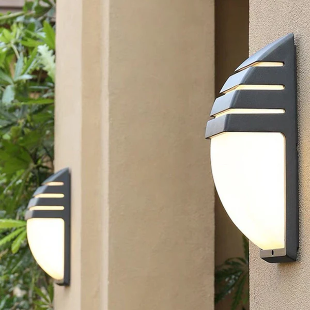 Elegant Outdoor Wall Lamp with Motion Sensor & Weatherproof Design | Stylish Exterior Wall Light for Enhanced Safety 1