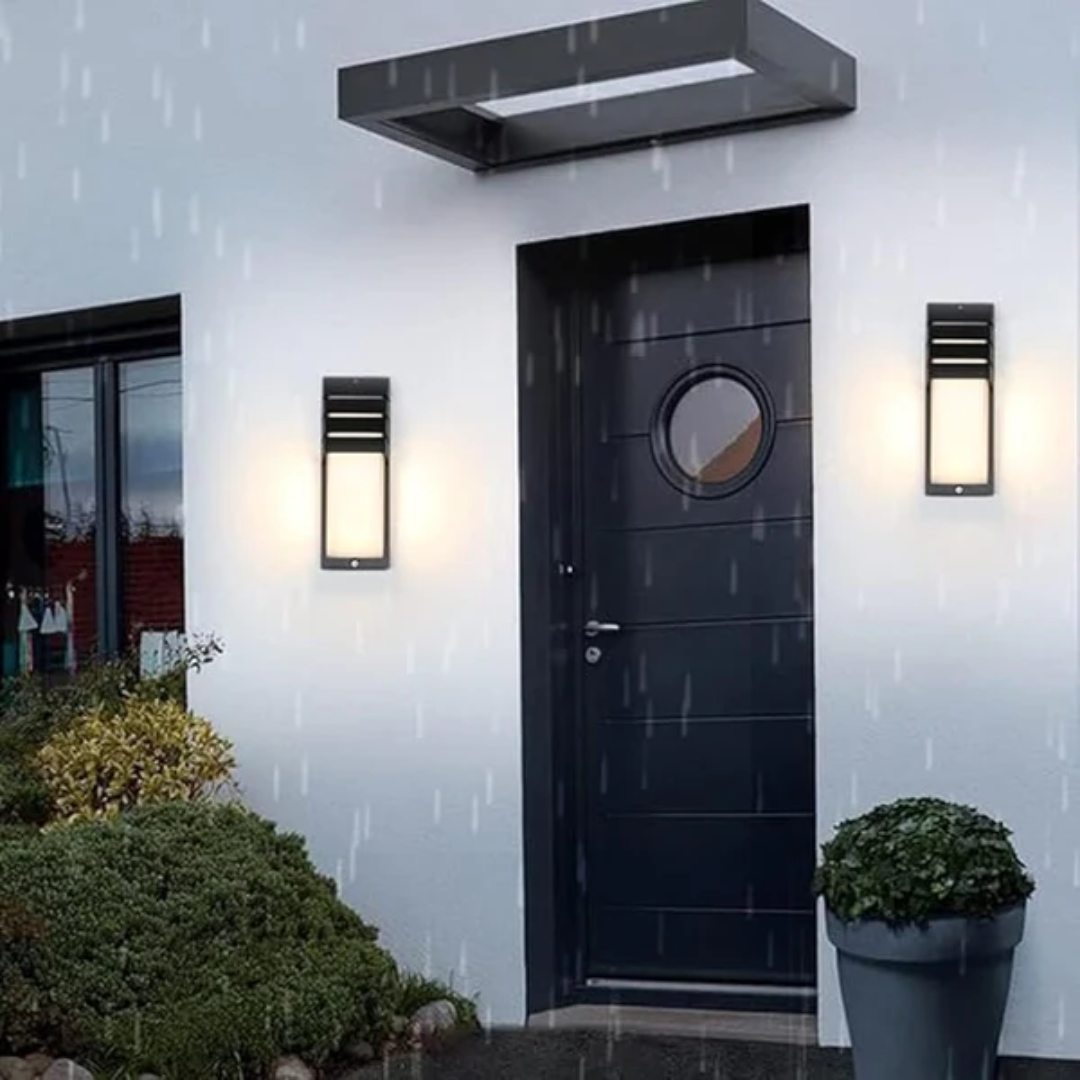 Elegant Outdoor Wall Lamp with Motion Sensor & Weatherproof Design | Stylish Exterior Wall Light for Enhanced Safety 3