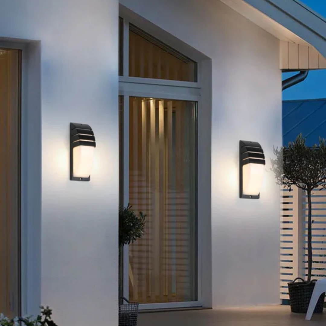 Elegant Outdoor Wall Lamp with Motion Sensor & Weatherproof Design | Stylish Exterior Wall Light for Enhanced Safety 6