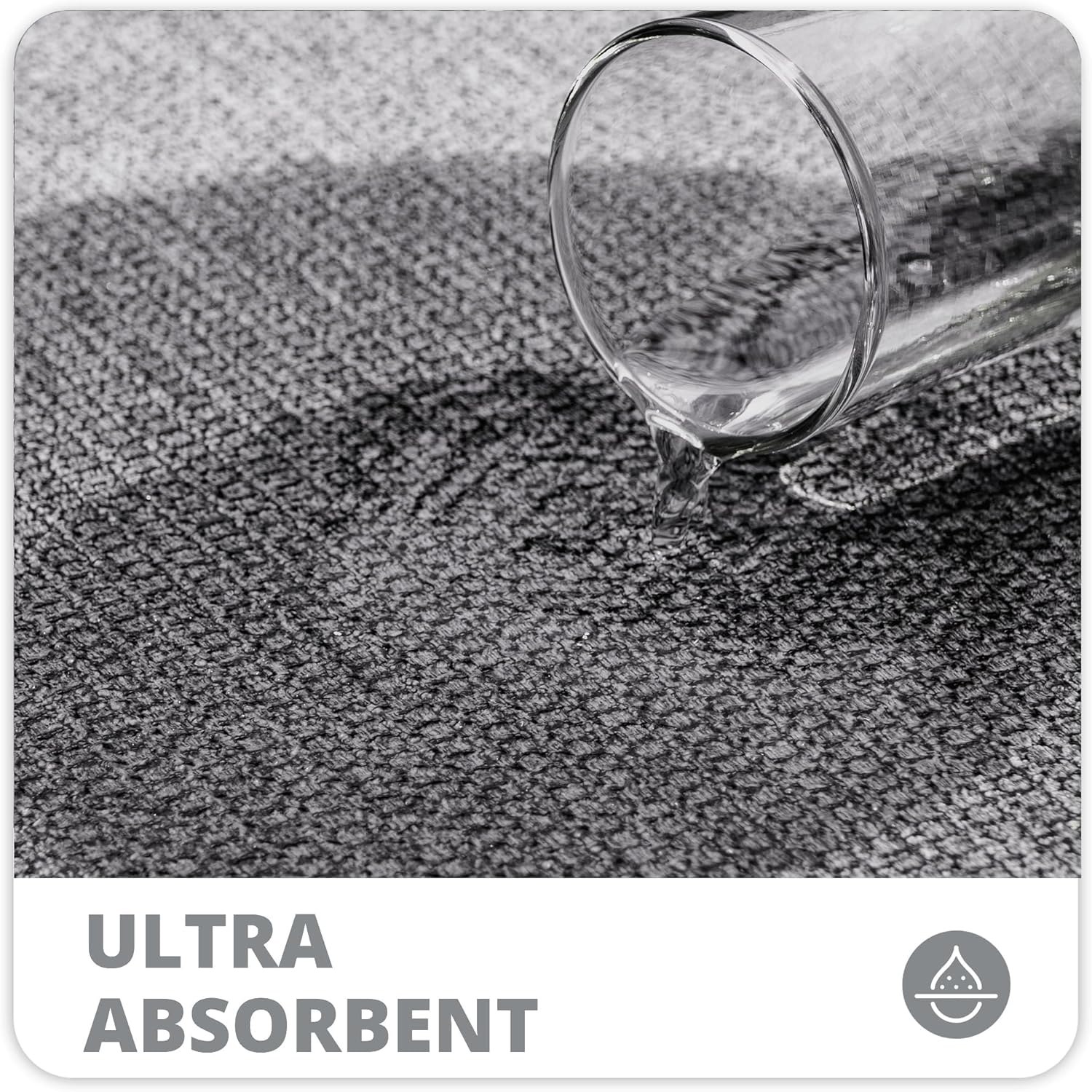 Essential Home | Non-Slip Bath Mat with Ultra Thin Design | Quick Dry Rug for Safety 3