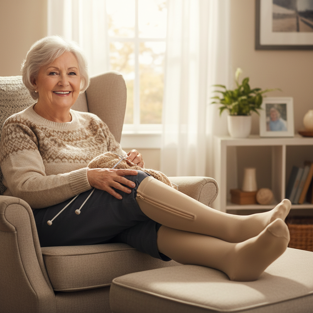Easy-On Zipper Compression Socks – Reclaim Your Mobility & Independence