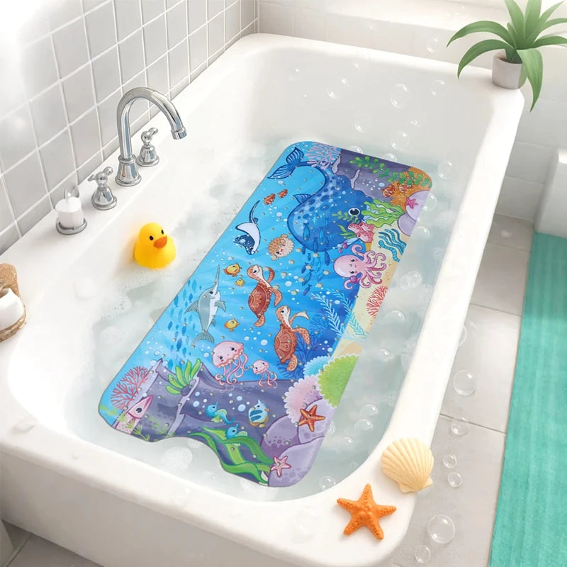 Ocean Adventure Bath Mat | Non-Slip Eco-Friendly Design for Safe Bathing 1