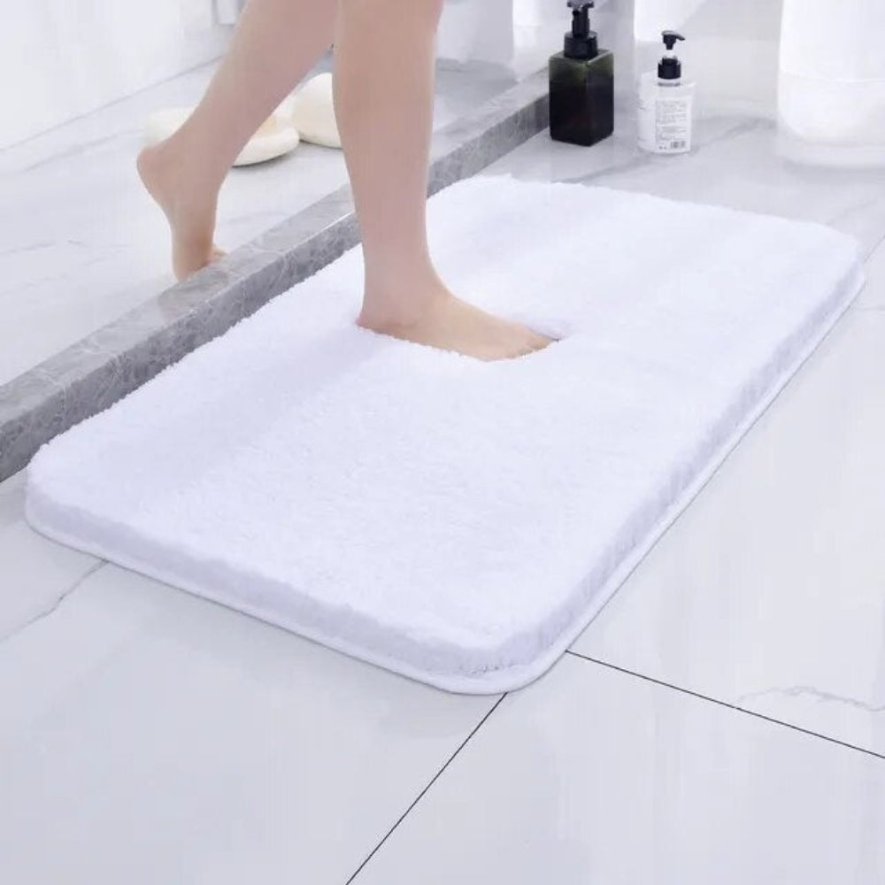 Plush Bath Rug | Ultra-Soft Microfiber with Non-Slip Backing for Safety 4
