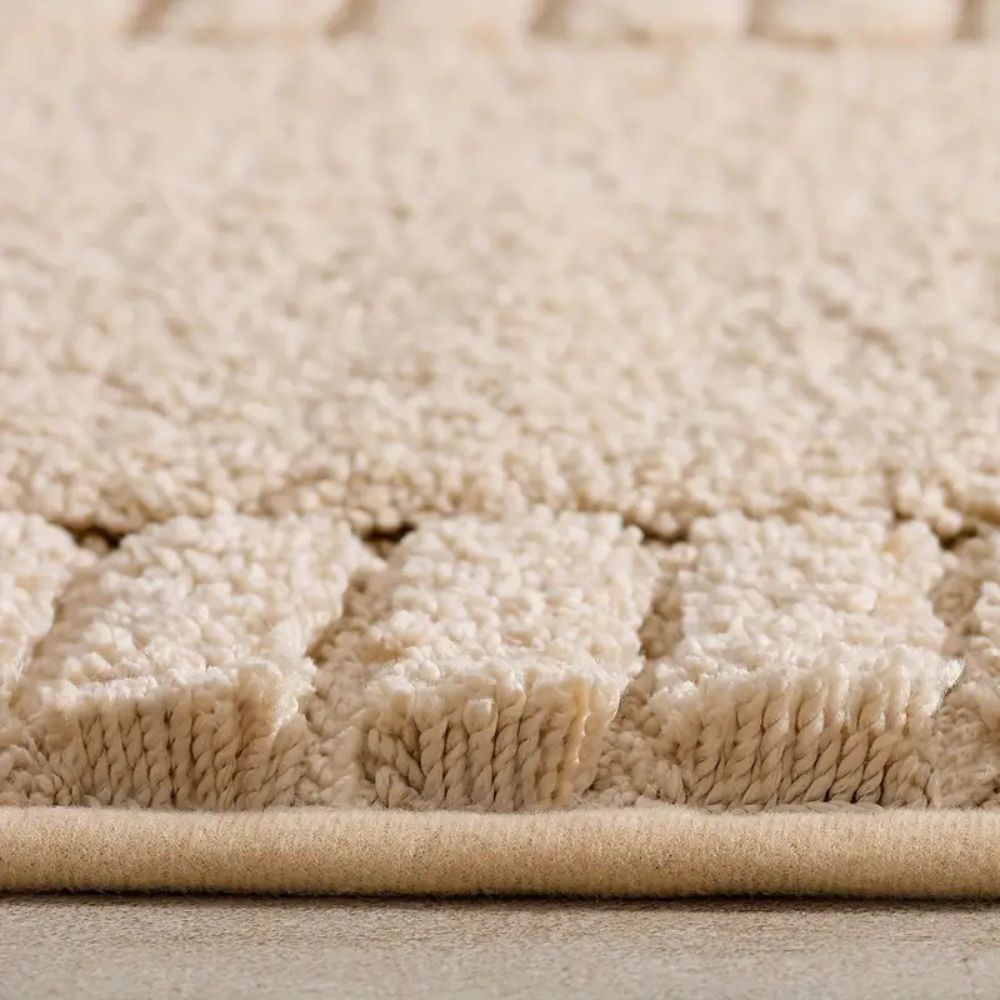 Modern Stripe | Non-Slip Bath Mat with Soft Flocked Surface | Cozy Comfort for Any Bathroom 7