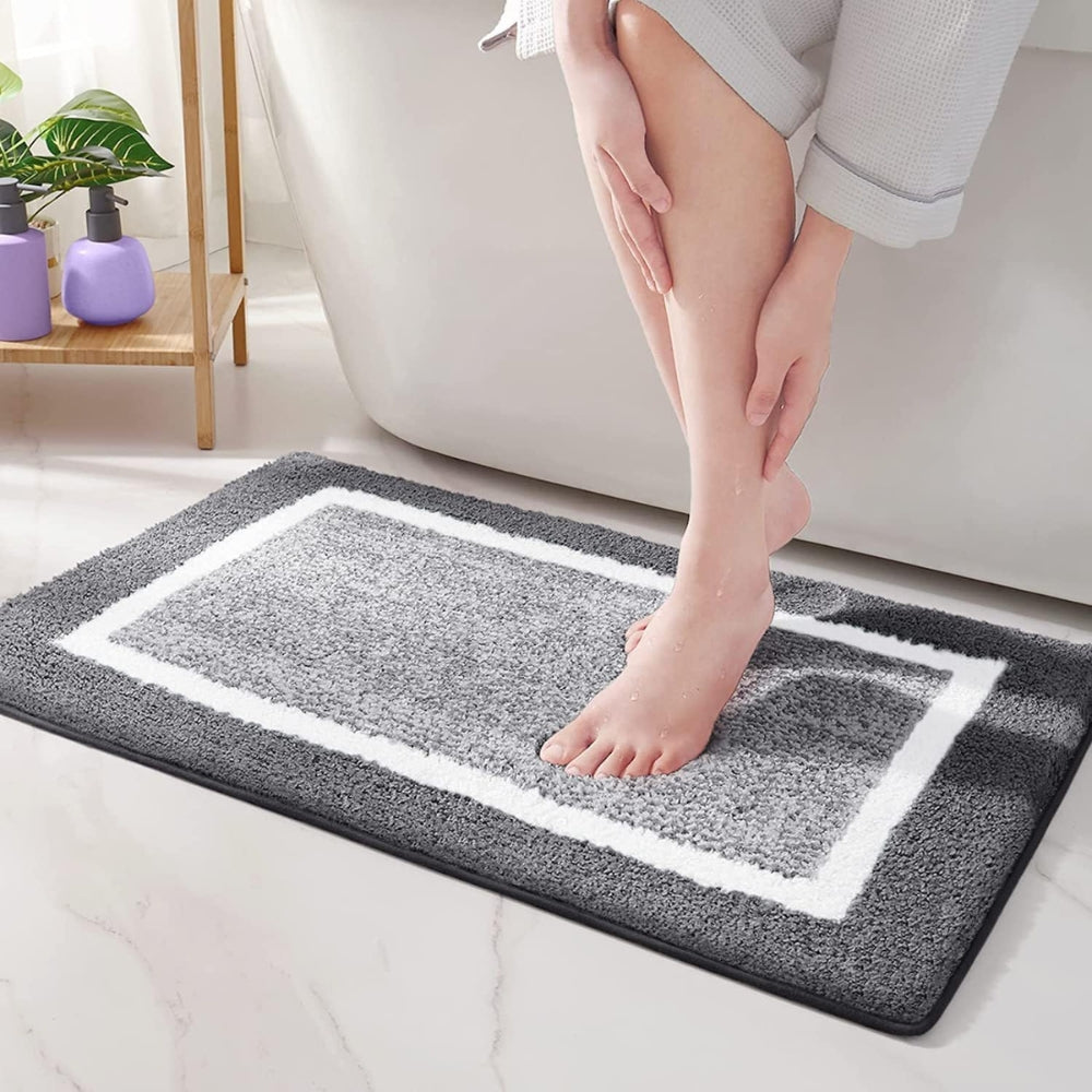 Stylish Bath Mat | Modern Anti-Slip Microfibre Mat for Safety and Comfort 9