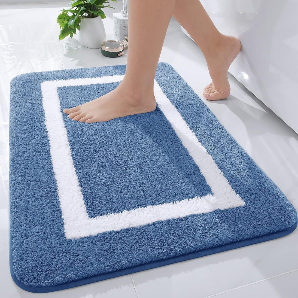 Stylish Bath Mat | Modern Anti-Slip Microfibre Mat for Safety and Comfort 1