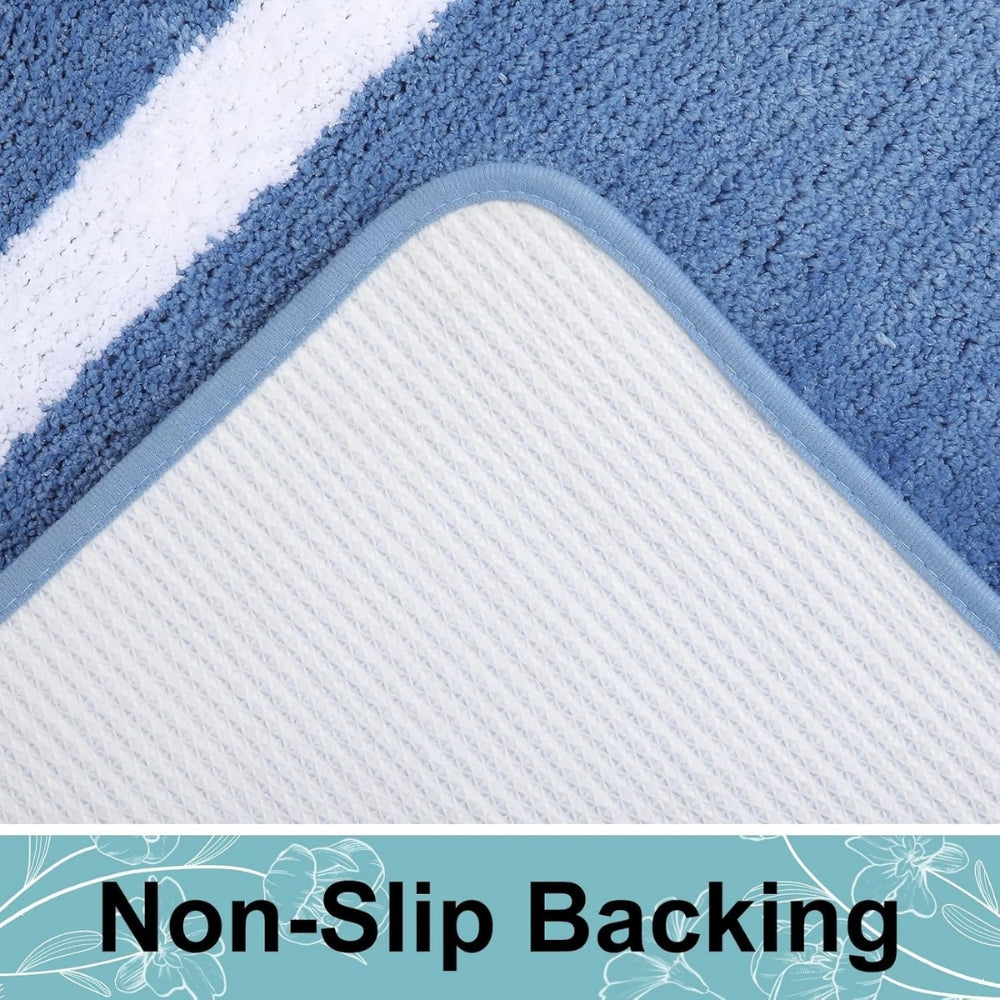 Stylish Bath Mat | Modern Anti-Slip Microfibre Mat for Safety and Comfort 4