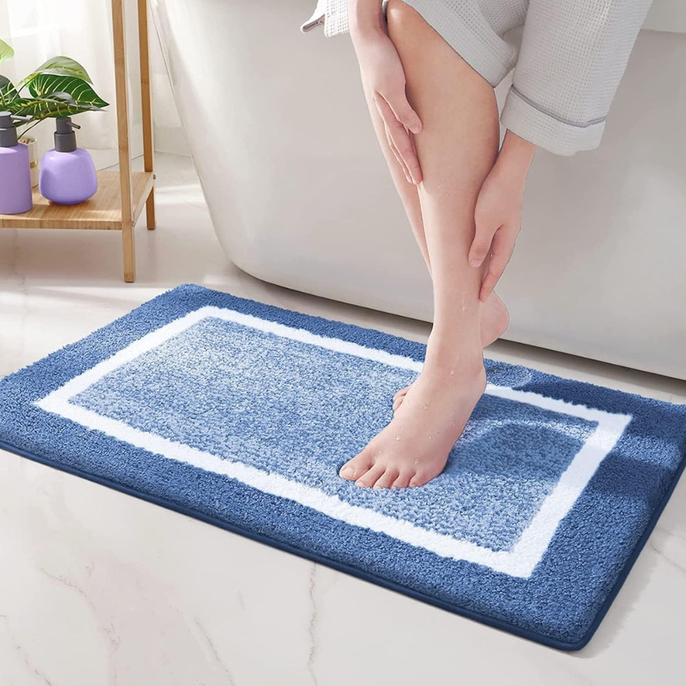Stylish Bath Mat | Modern Anti-Slip Microfibre Mat for Safety and Comfort 6