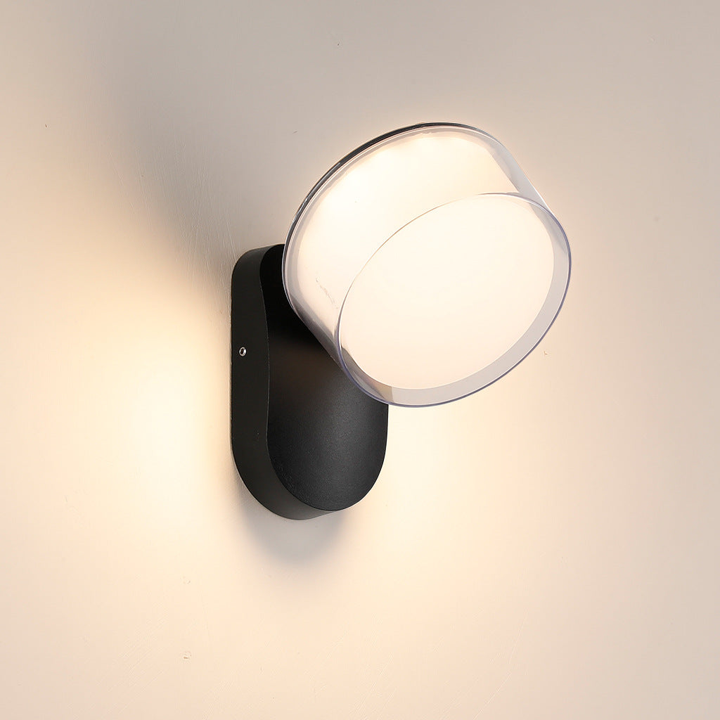 Modern Adjustable Outdoor Wall Light with Movable Head for Directional Illumination 1
