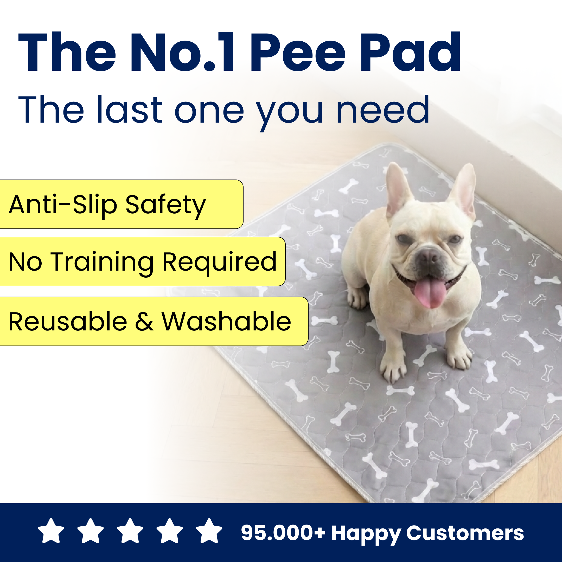 Ultimate Pet Solutions | Durable Pee Pad with Leak-Proof Design | Convenient Training Aid for Dogs 1
