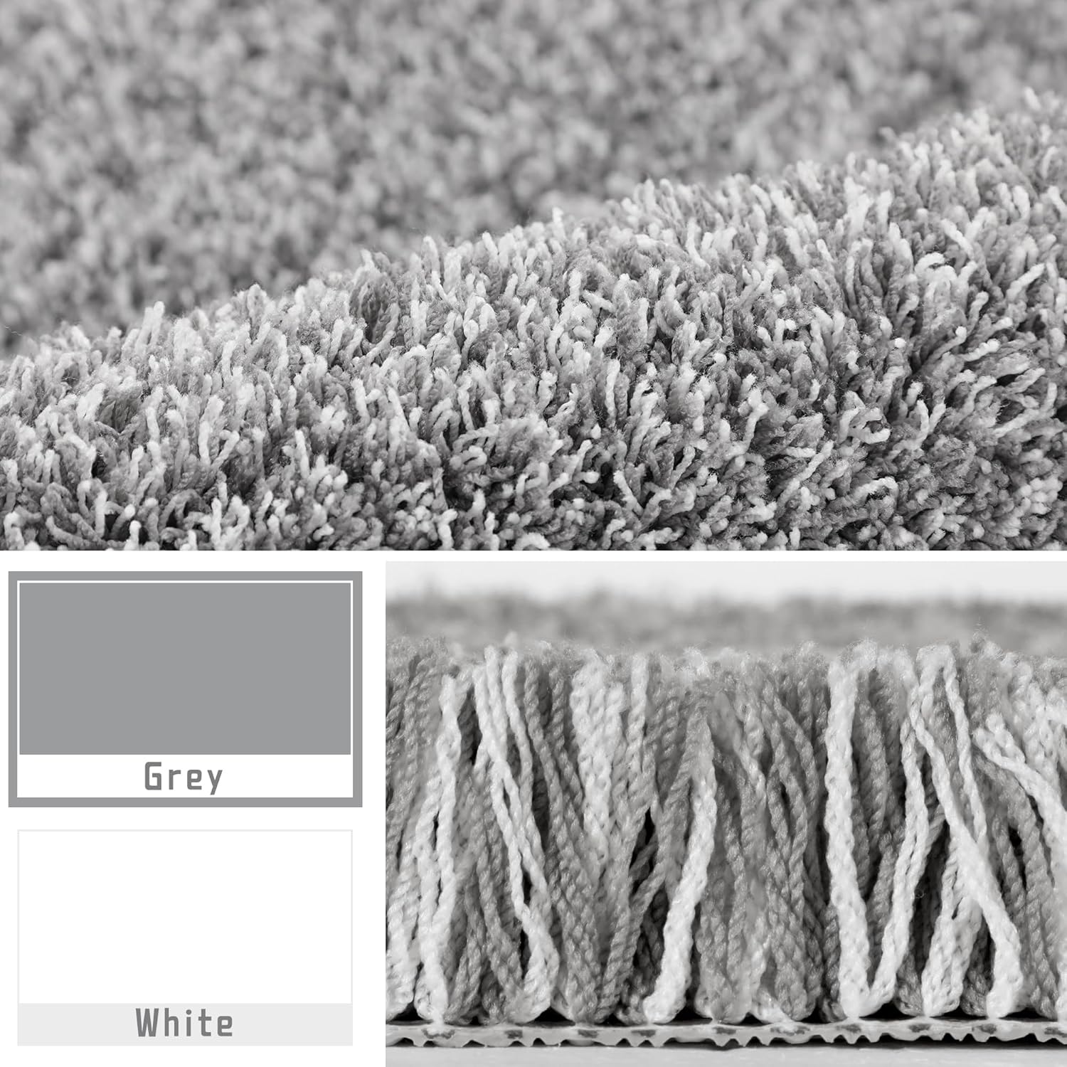 Plush Microfiber Bath Rug | Soft & Absorbent with Non-Slip Base for Ultimate Comfort 2