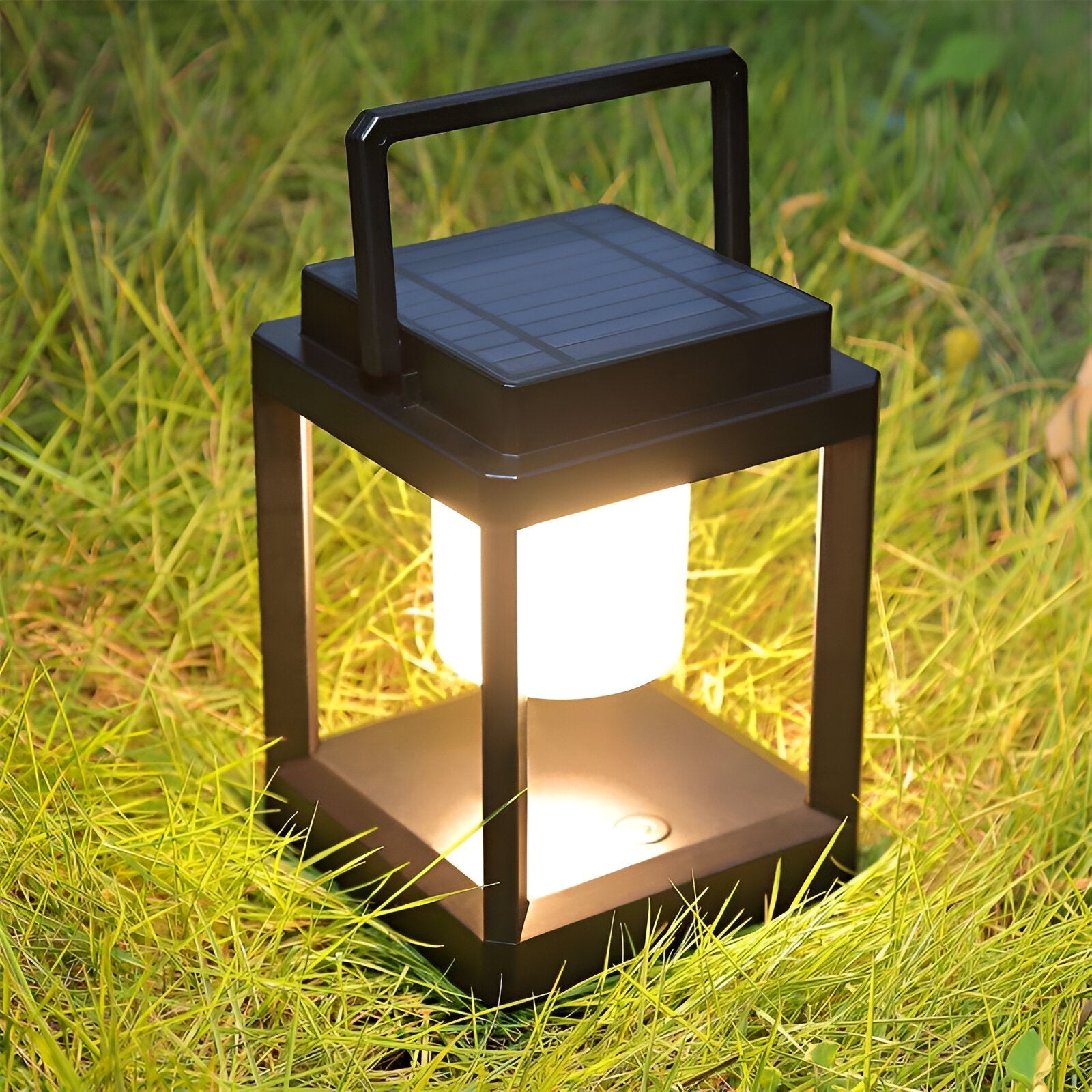 Portable Solar Lantern | Solar Powered Camping Light with USB Charging | Weather-Resistant Outdoor Lantern for Versatile Lighting 3
