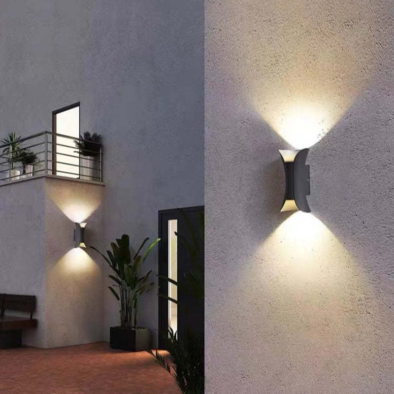 Sculpted Up-Down LED Wall Light | Modern Design with Waterproof Rating | Stylish Illumination for Indoor and Outdoor Spaces 1