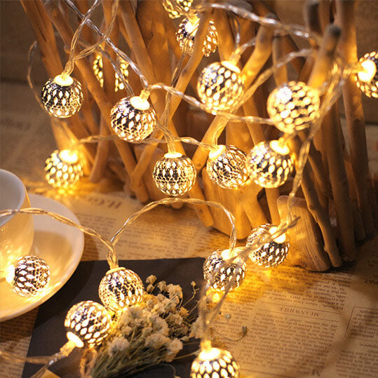 Garden Glow | Solar String Lights with Patterned Lanterns for Enchanting Outdoor Ambiance 2